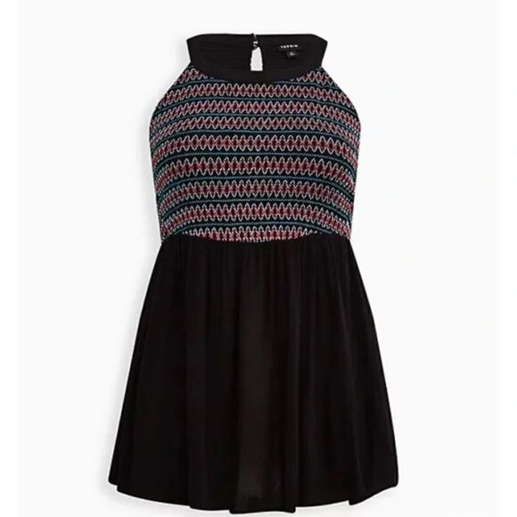 TORRID Gauze Halter Top Size 2X - Picture 4 of 5